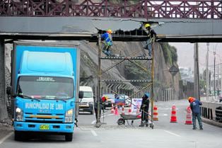 Congestión vehicular registra un tramo de la Costa Verde por puente dañado en Chorrillos (VIDEO)