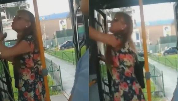 ​Mujer lanza insultos racistas contra hombre en bus de Ate: "No soy chola, soy blanca" (VIDEO)