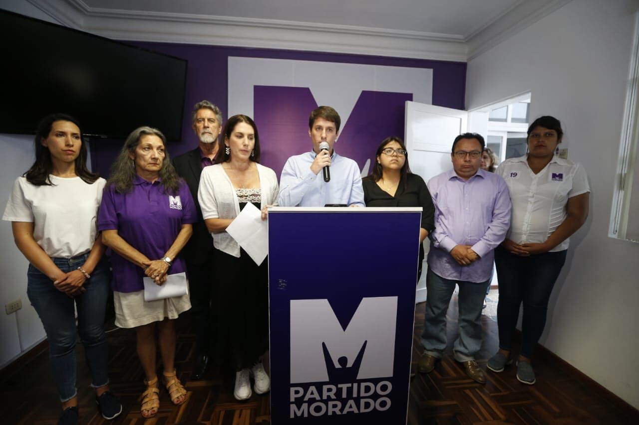 Miembros del Partido Morado emitirán comunicado en las próximas horas. (Foto: Violeta Ayasta/GEC)