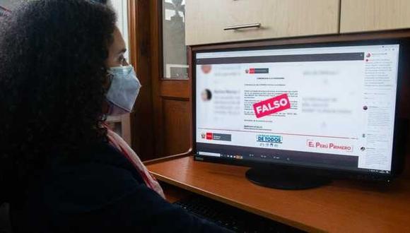 Normalmente, las fake news suelen ser propagadas en redes sociales. (Foto referencial: Minsa)