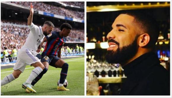 Drake sorprendió al mundo con apuesta para el clásico Real Madrid vs. Barcelona. (Foto: @champagnepapi / Instagram)