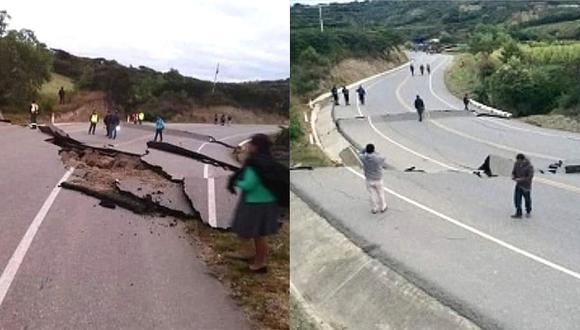 Así quedó la carretera Cajabamba-Cajamarca tras terremoto de magnitud 8.0 en Loreto (VIDEO Y FOTOS)