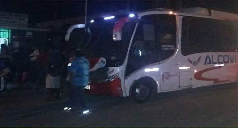 Ascope Tres hombres asaltan bus interprovincial en Cartavio EDICION