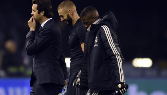 Las polémicas palabras de Karim Benzema en el entretiempo del juego por Champions League. (Foto: AFP)