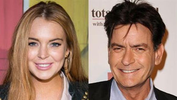 Charlie Sheen y Lindsay Lohan juntos en Scary Movie 5