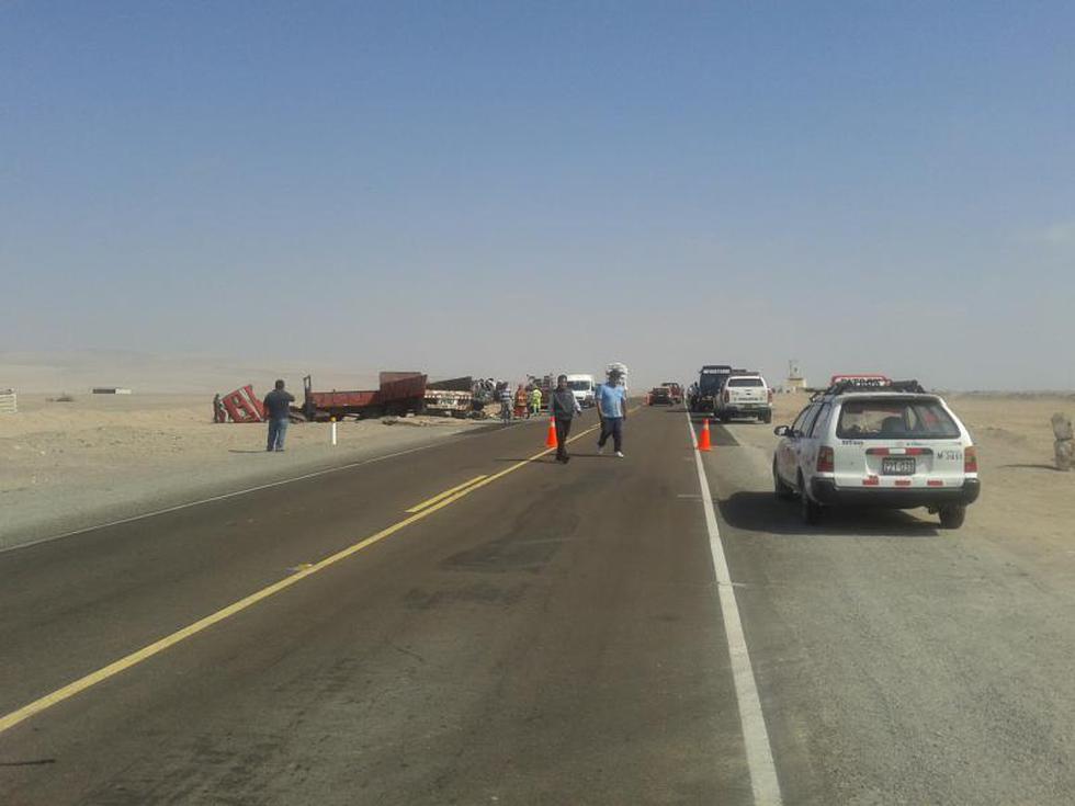 Carretera se tiñe de sangre con violento accidente
