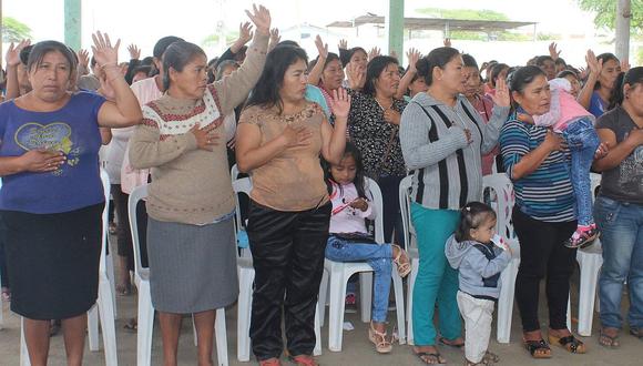 Piura: Madres del distrito La Unión se capacitan contra la violencia familiar
