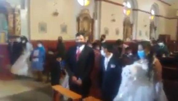 Huancavelica: Angareños incumplen medidas con bodas simultáneas