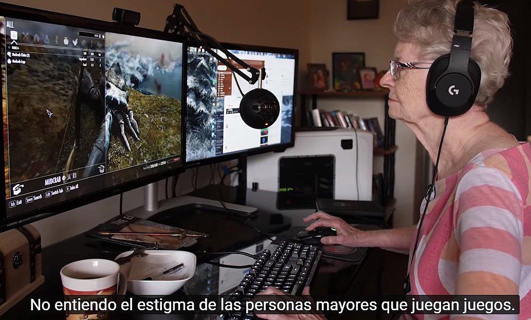 Youtube: Abuela 'gamer' tendrá su personaje en The Elder Scrolls VI (VIDEO)