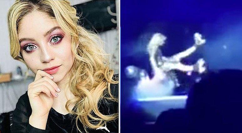 'Soy Luna': Karol Sevilla quiso hacer maniobra en patines, pero tuvo aparatosa caída (VIDEO)