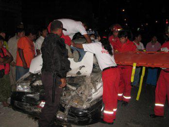 Joven queda grave tras
 ac