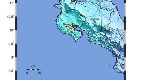 Nuevo sismo de 5.6 grados sacude Costa Rica