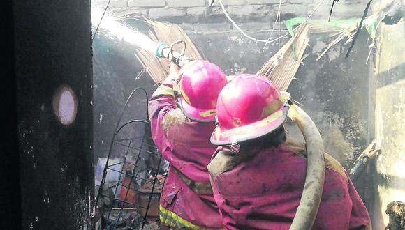 Bomberos atendieron incendios y accidentes durante el año nuevo