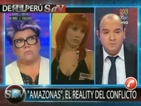 Video: Magaly Medina se pelea con presentadores chilenos por tema bora