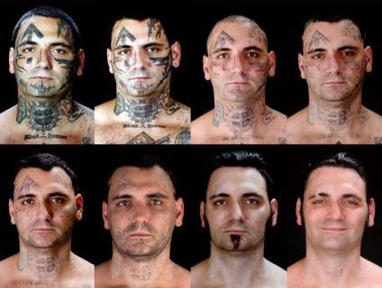 Hombre se quitó todos sus tatuajes nazis