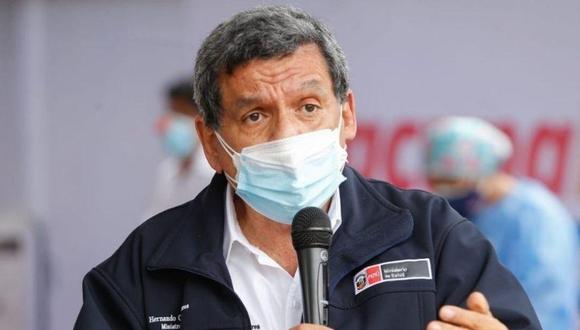 El expresidente Martín Vizcarra aseguró que a la fecha solo cuenta con una dosis de la vacuna de Pfizer y no la segunda, ni tampoco la dosis de refuerzo, tras ser excluido del padrón del Minsa por el caso “Vacunagate”. (Foto: @Minsa_Peru | Twitter)