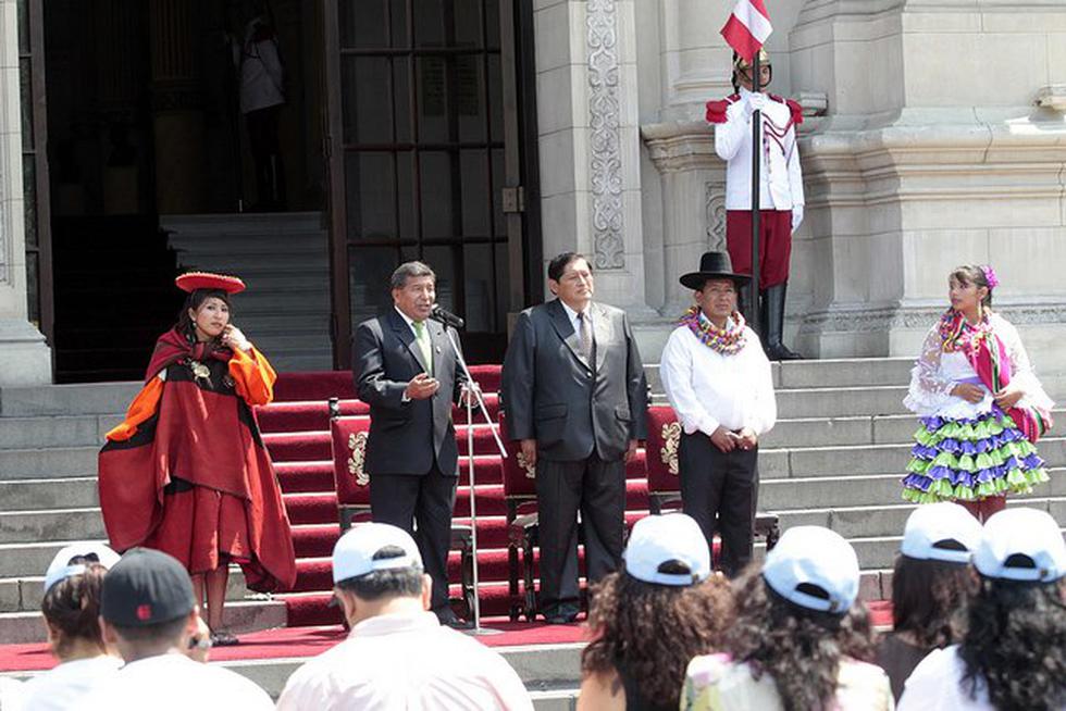 Difunden carnavales de Tacna en Palacio de Gobierno
