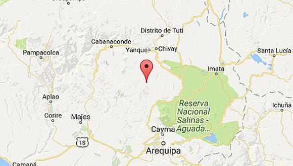 Sismo de 4.2 grados sacudió Arequipa