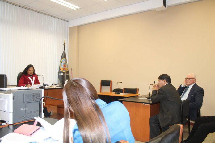 Luis Cáceres Velásquez en medio de un proceso judicial. Foto: Legis.pe