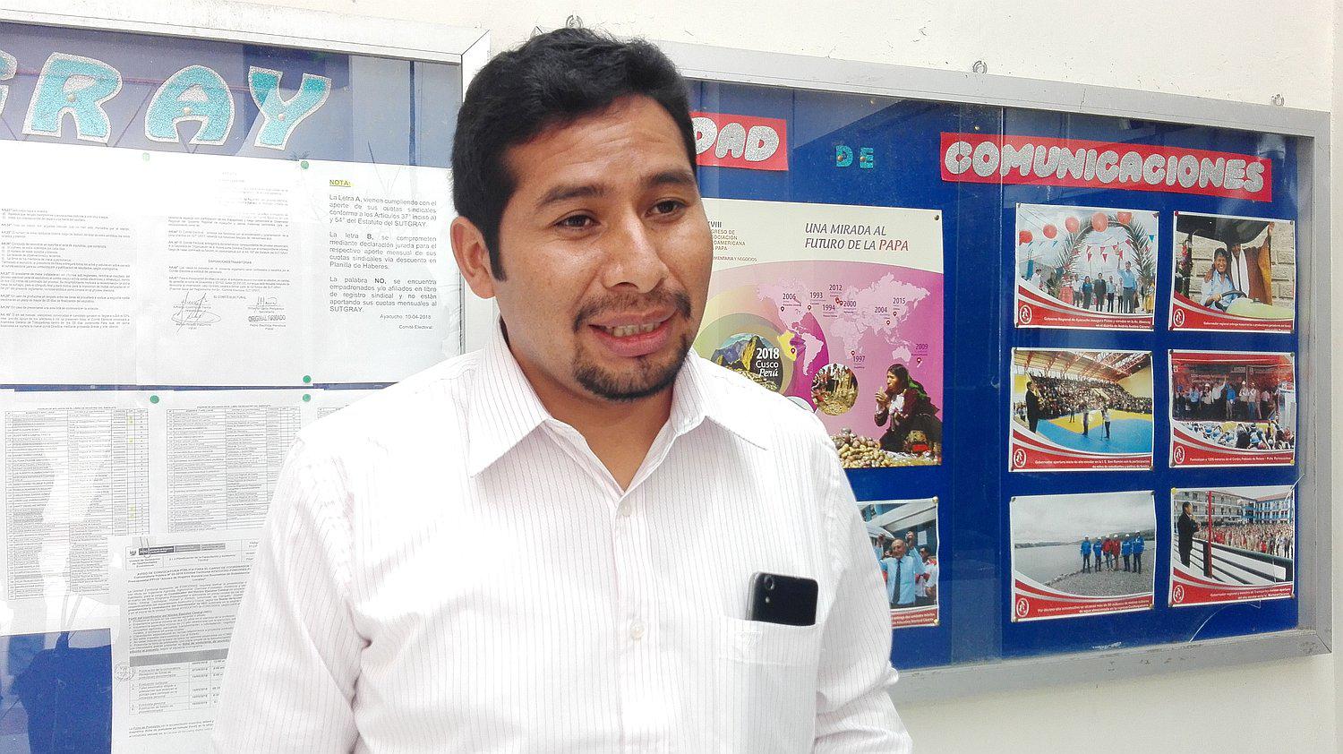 Alcalde de Sucre reclama por proyecto de irrigación Ccaccenccora