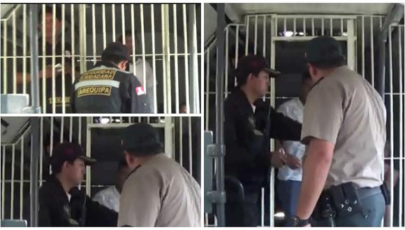​Hinchas del FBC Melgar y Universitario fueron detenidos por la Policía (VIDEO)