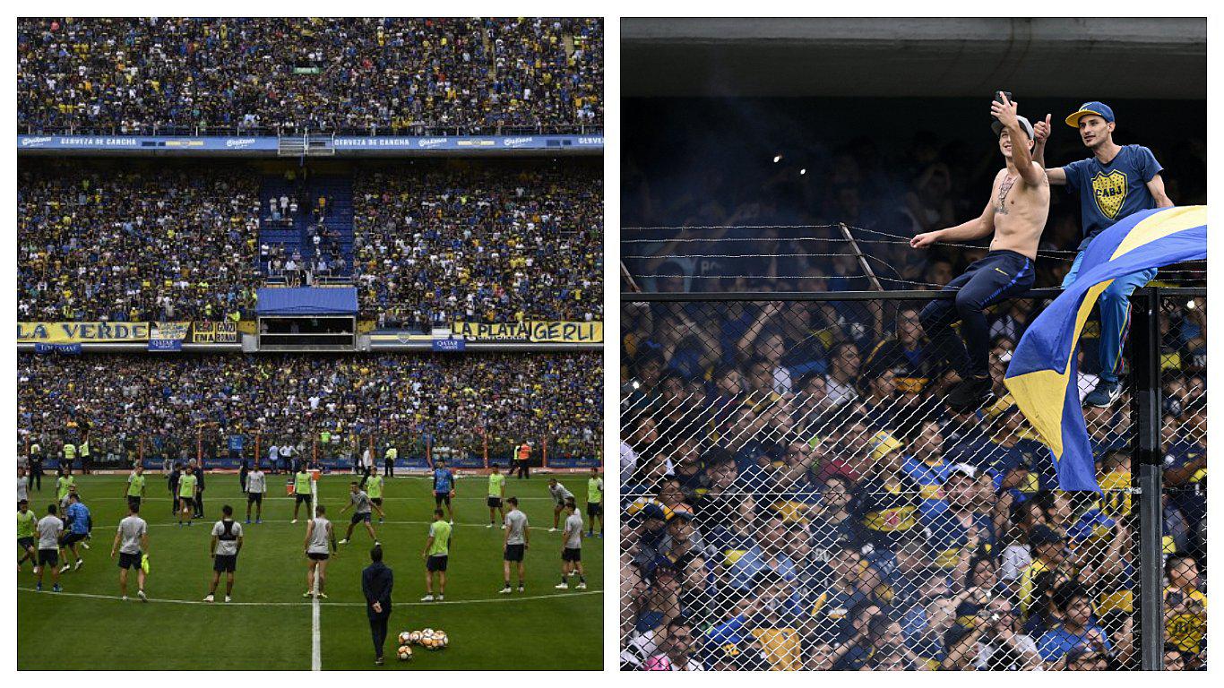 Clausuran estadio 'La Bombonera' de Boca Juniors por exceso de público (FOTOS)