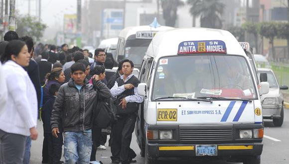 Paro de transportistas en Lima solo fue parcial 