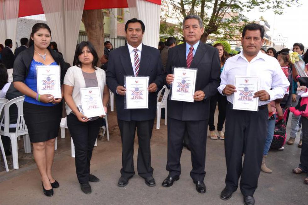 JEE Ica entrega credenciales a las nuevas autoridades electas de Ica, Palpa y Nasca