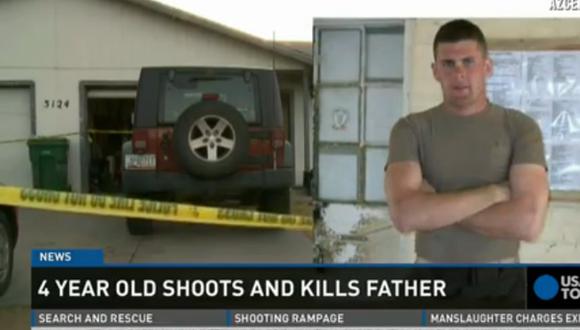 EEUU: Niño de cuatro años mató con arma a su padre