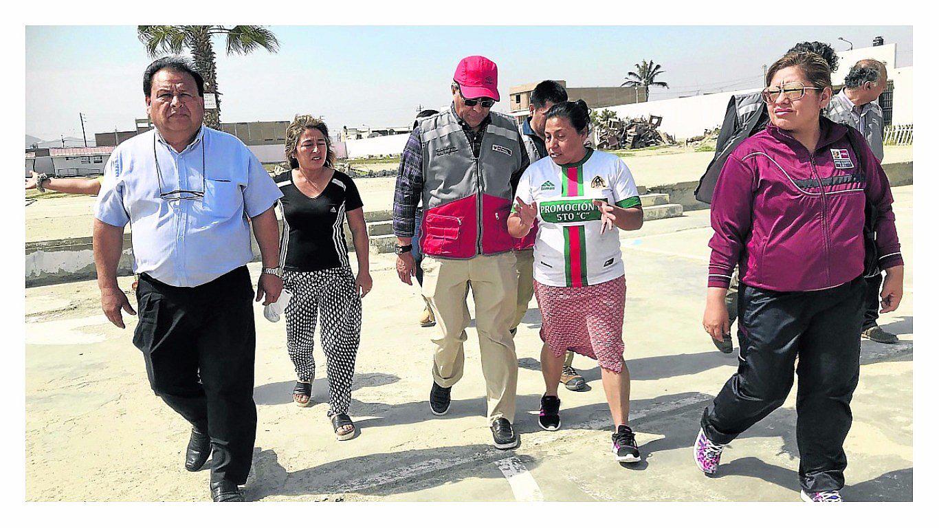 Mario Ríos: “Visitas a obras en colegios permitirán optimizar los recursos”