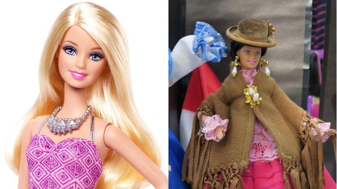 Barbie se viste de cholita para celebrar su 60 aniversario en Bolivia