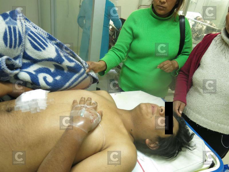 Joven acaba en hospital con 6 impactos de perdigón (VIDEO)