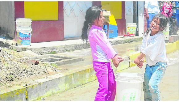 ​Escasez de agua y su baja presión por horas preocupa a pobladores de Huancayo
