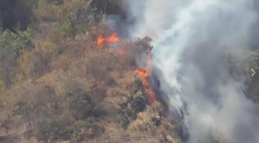 La Libertad: Incendio forestal se registra en el Bosque Cachil (VÍDEO) 