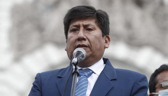 Congresista de Perú Libre defendió el proyecto de ley que plantea cambiar el nombre del Ministerio de la Mujer al de Ministerio de la Familia. (Foto: GEC)