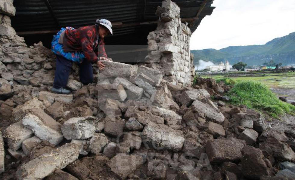 Indeci: Al menos 20 viviendas colapsaron tras sismos en Arequipa (FOTOS)