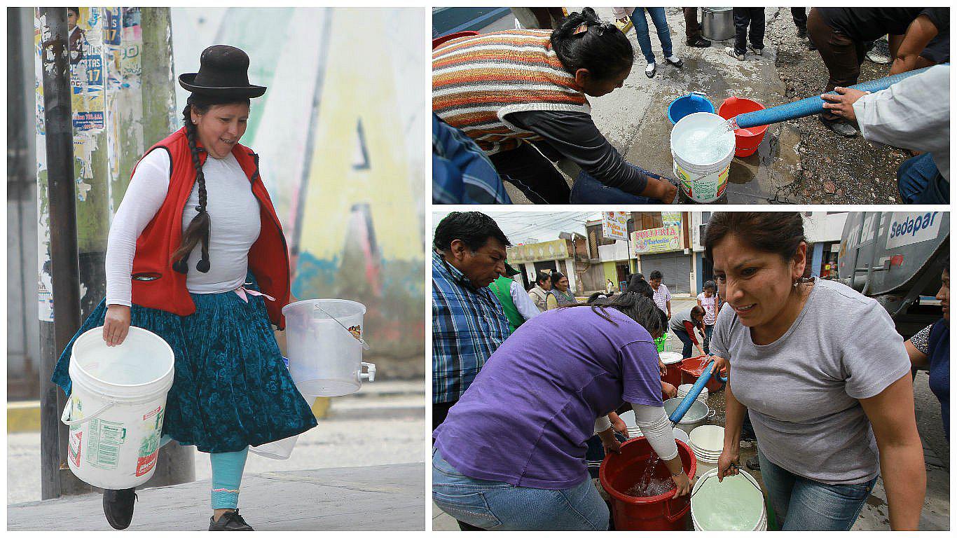 Incertidumbre por retorno del servicio de agua potable en Arequipa