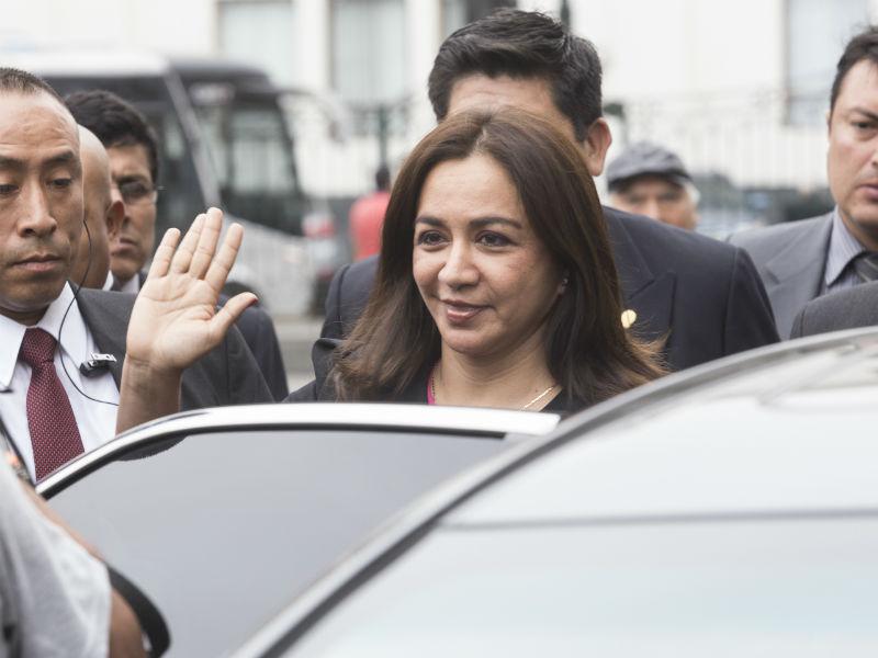 Marisol Espinoza: "No tengo aspiraciones presidenciales"