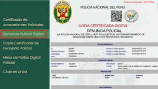 Robo o pérdida del celular: Estos son los pasos para realizar la denuncia policial vía web