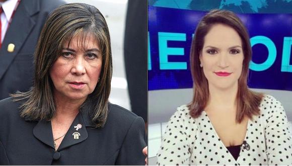 Martha Chávez hizo sarcástico comentario sobre Lorena Álvarez luego de que denunciara a su pareja