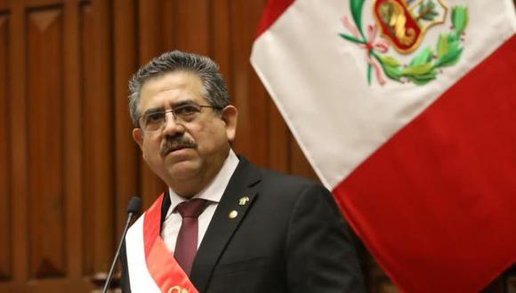 Manuel Merino renunció al cargo de  jefe de Estado tras seis días en el puesto debido a las protestas en su contra. (Foto: archivo/GEC)