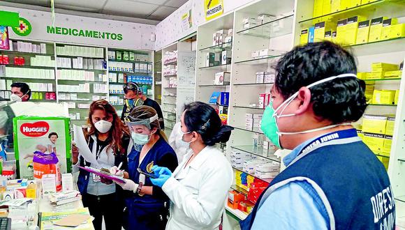 Huancayo: En operativo verifican sobrevaloración de precios en farmacias
