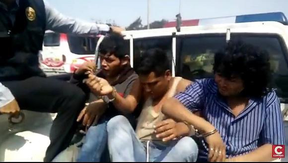 Trujillo: Capturan a delincuentes que pretendían asaltar empresa de transporte (VÍDEO) 