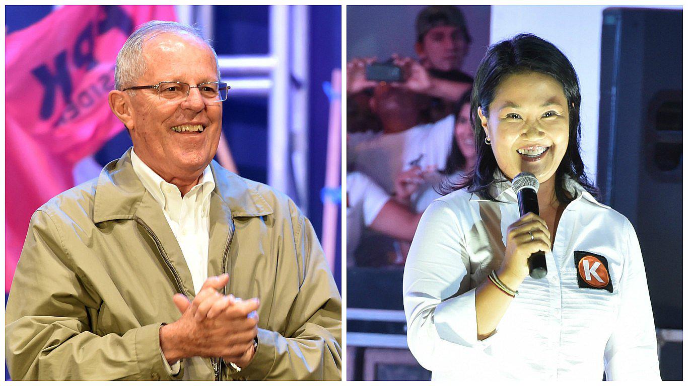 ONPE al 99,08%: Pedro Pablo Kuczynski 50,16% y Keiko Fujimori 49,84%