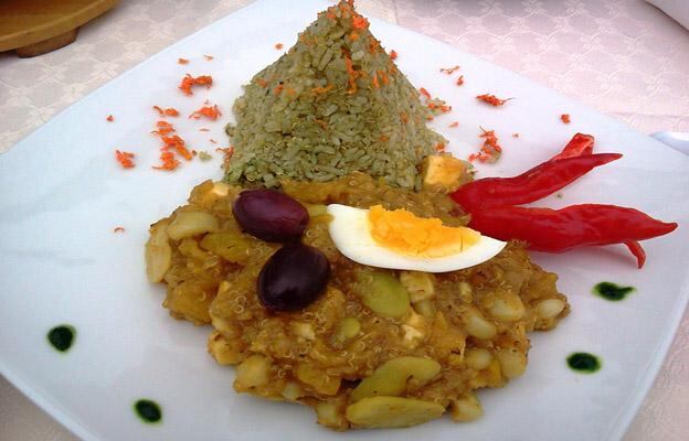 Platos a base de quinua presentes en Perumin