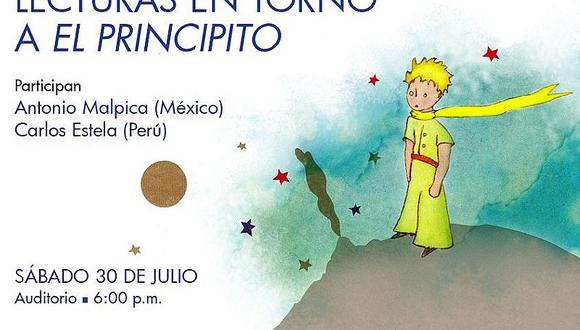 Conversatorio sobre el célebre cuento "El Principito" con el escritor mexicano Antonio Malpica