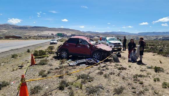 Hasta el lugar llegaron efectivos de la Policía de Carreteras, el fiscal de turno y peritos de la UPIAT. (Foto: Difusión)