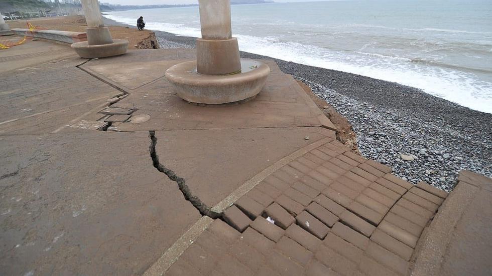 Costa Verde: Malecón se cae a pedazos a 44 días de los Juegos Panamericanos Lima 2019 