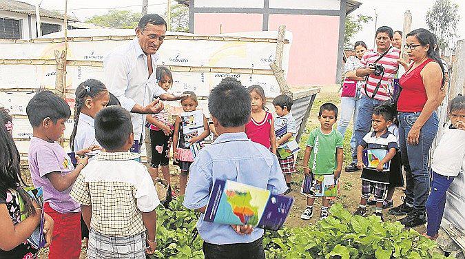 Tumbes: Escolares de Quebrada Seca cultivan sus propios alimentos