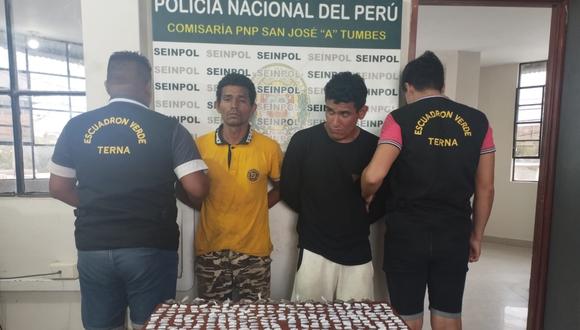 Héctor Alexander Gallardo Cornejo y Walter Vladimir Paiva Gonzáles fueron trasladados al complejo policial Jorge Taipe Tarazona